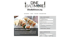 Desktop Screenshot of dinedowntownbaltimore.com